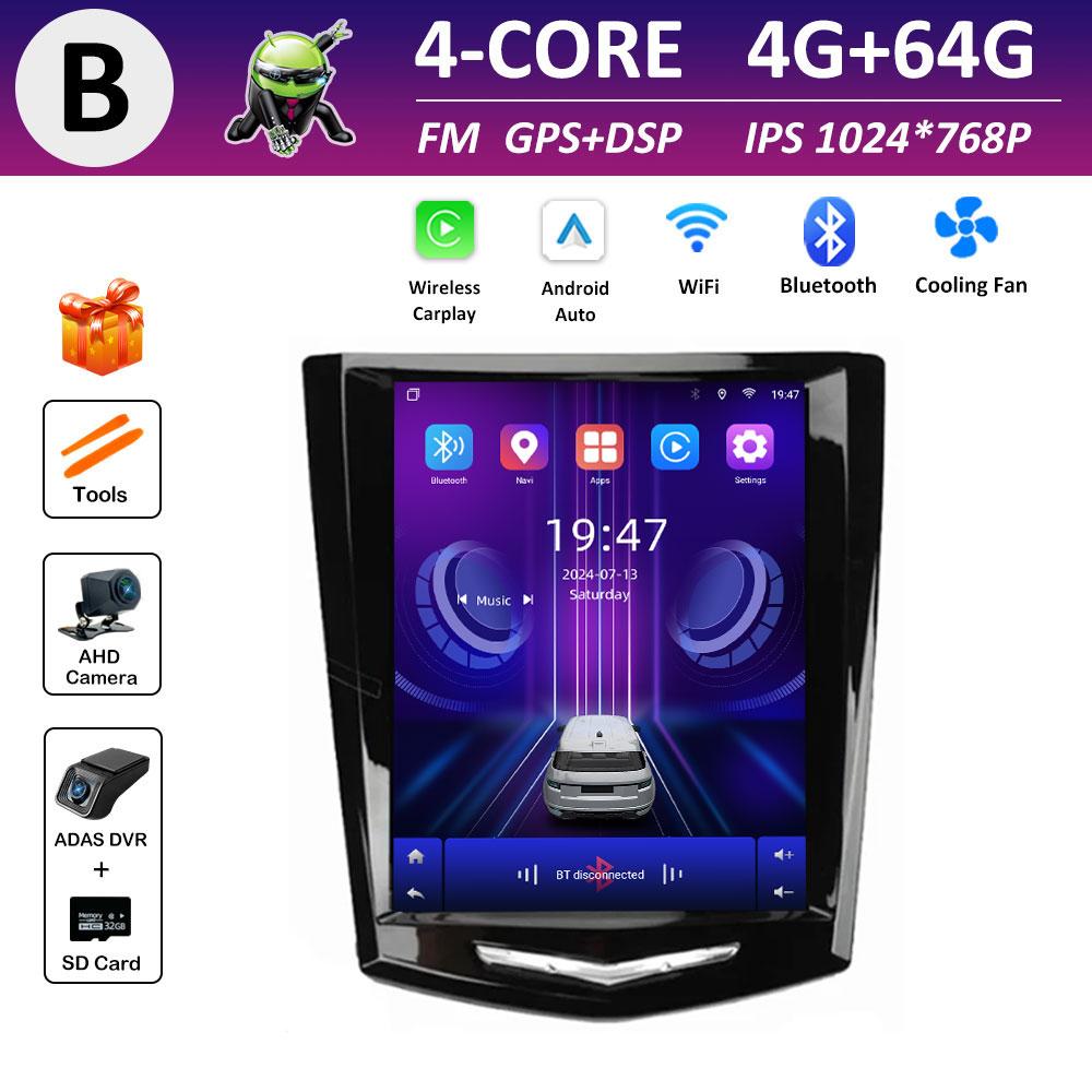 Smart System Autoradio Car Radio for Cadillac ATS XTS CTS SRX 2013 2014 2015 2016 Video Player Navigation GPS Accessories WIFI