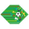 World Cup Party Decorations Set, Disposable Paper Plates Cups Banner Tablecloth, Soccer Theme Birthday Party Supplies