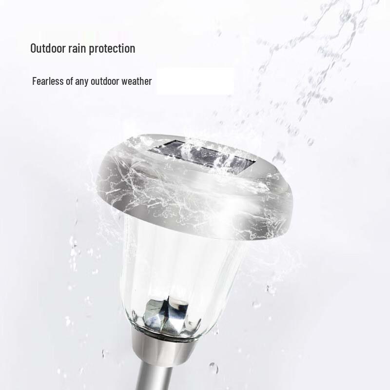 Outdoor Solar Stainless Steel Ground Plug Light