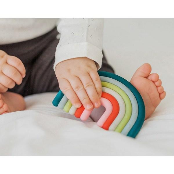 Swabinex silicone teether, single item, rainbow, 1 piece, Korean baby products