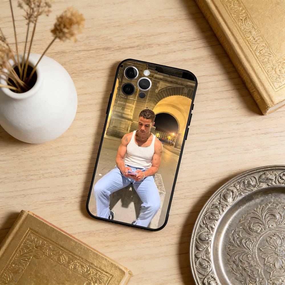 

COOL M-Mason Gooding Soft Silicone Black Cover,Phone Case For iPhone 17,16,15,14,13,12,11 Plus,Pro Max,XS iPhone15plus