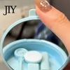 Aligner Cleaning Box Retainer Case with Mirror, Removal Tool, Brush, Leak-Proof Denture Portable Mouthguard Bath Holder, Dental Container for