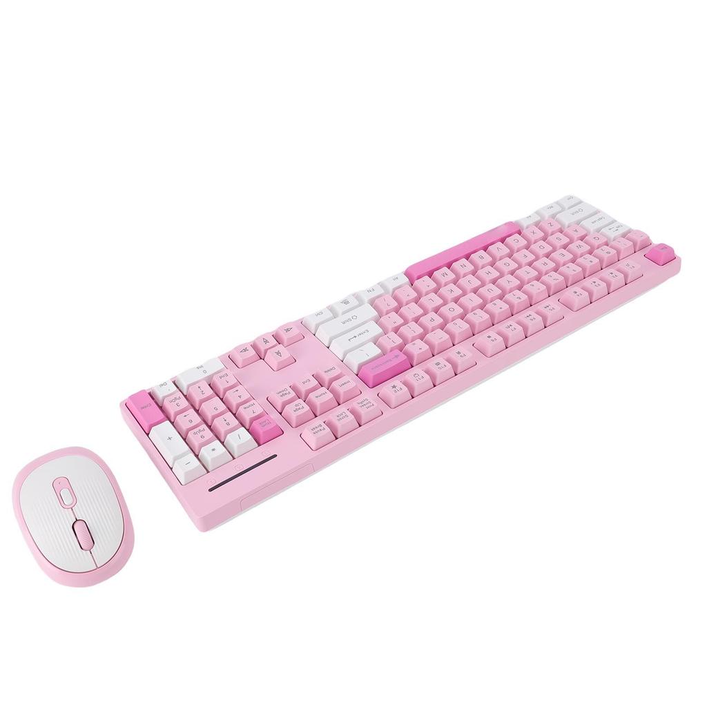 Wireless Keyboard and Mouse Combo 2.4G Wireless Plug and Play Ergonomic Keyboard and Mouse Set for Computer