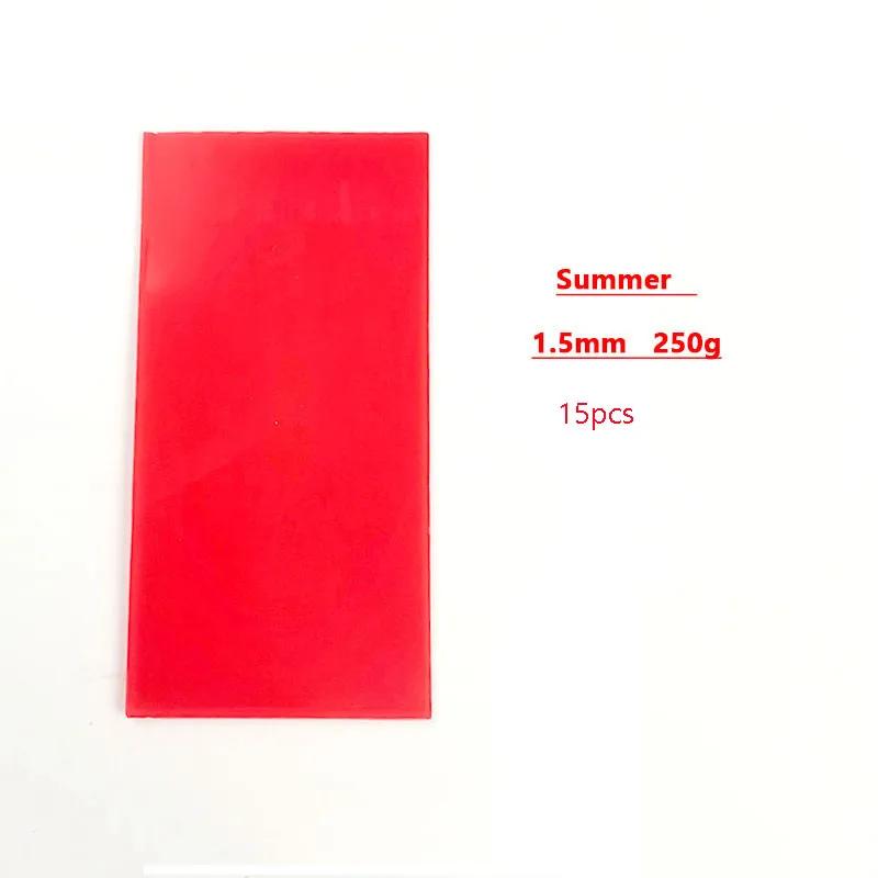 Nigf Zahnersatzwachs Betrug, Dentales Labormaterial Basisplatte, Rot und Rosa, 250/1,5 mm, 18/15 Stück, Für Sommer/Winter, 1,3 G/Box