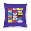 Anesthesia Medication Square Pillowcase Pillow Cover Cushion Throw Pillow for Home Bedroom Car