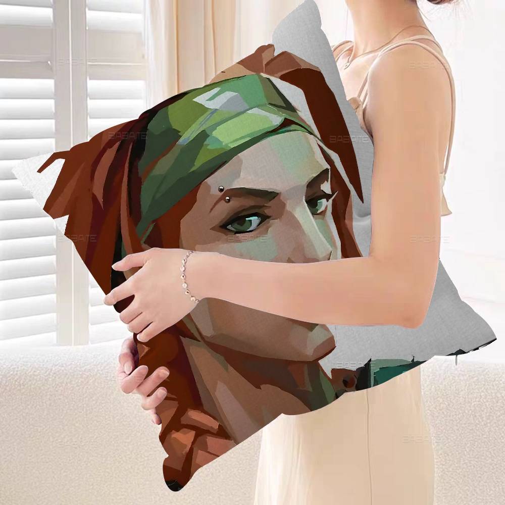 Pop Game O-Overwatch Pillow Cushion Cover Pillowcase Living Room Sofa Home Decor Customized