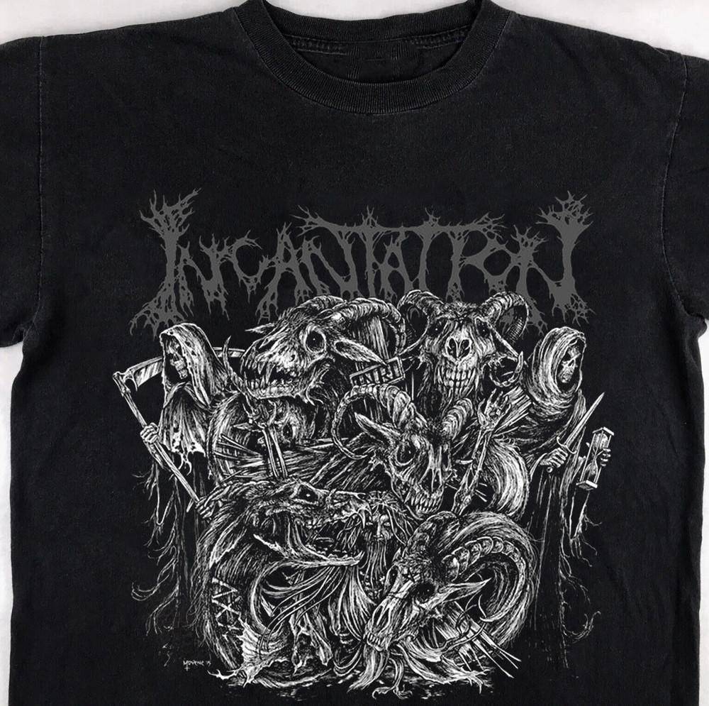 

Incantation XXV 2016 Band Gift For Fan T-shirt Cotton Tee All Size S to 5XL S406 Unisex T-Shirt XXL