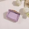 Multi-card Slot Laser Short Wallet Hasp Triple Fold Wallet Elegant Card Holder  Outdoor