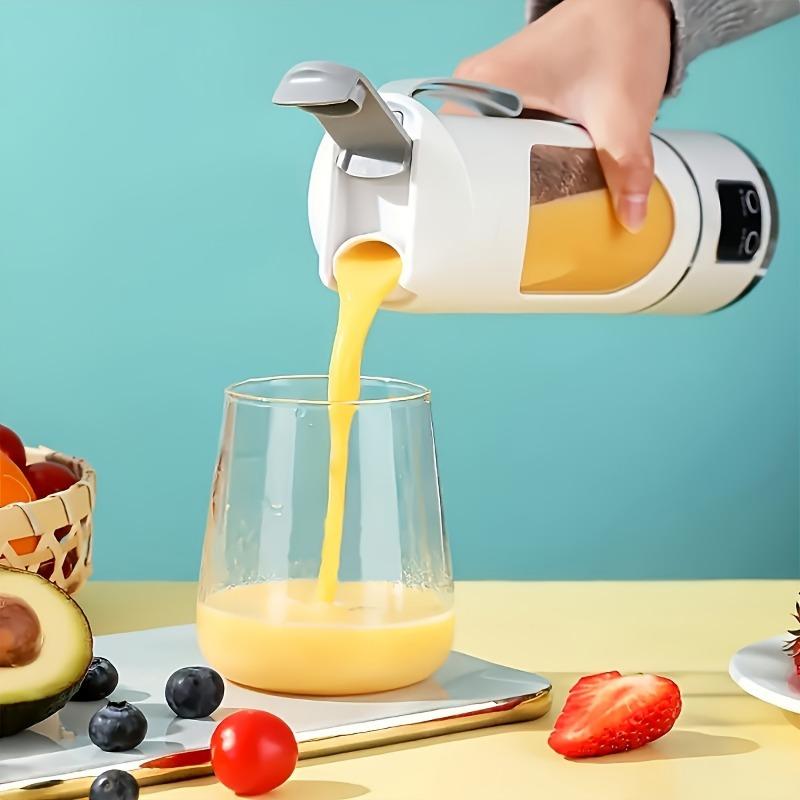 1PC Portable USB Rechargeable Blender & Juicer - Easy to Clean, Suitable for Fruit and Vegetable Drinks, Milkshakes