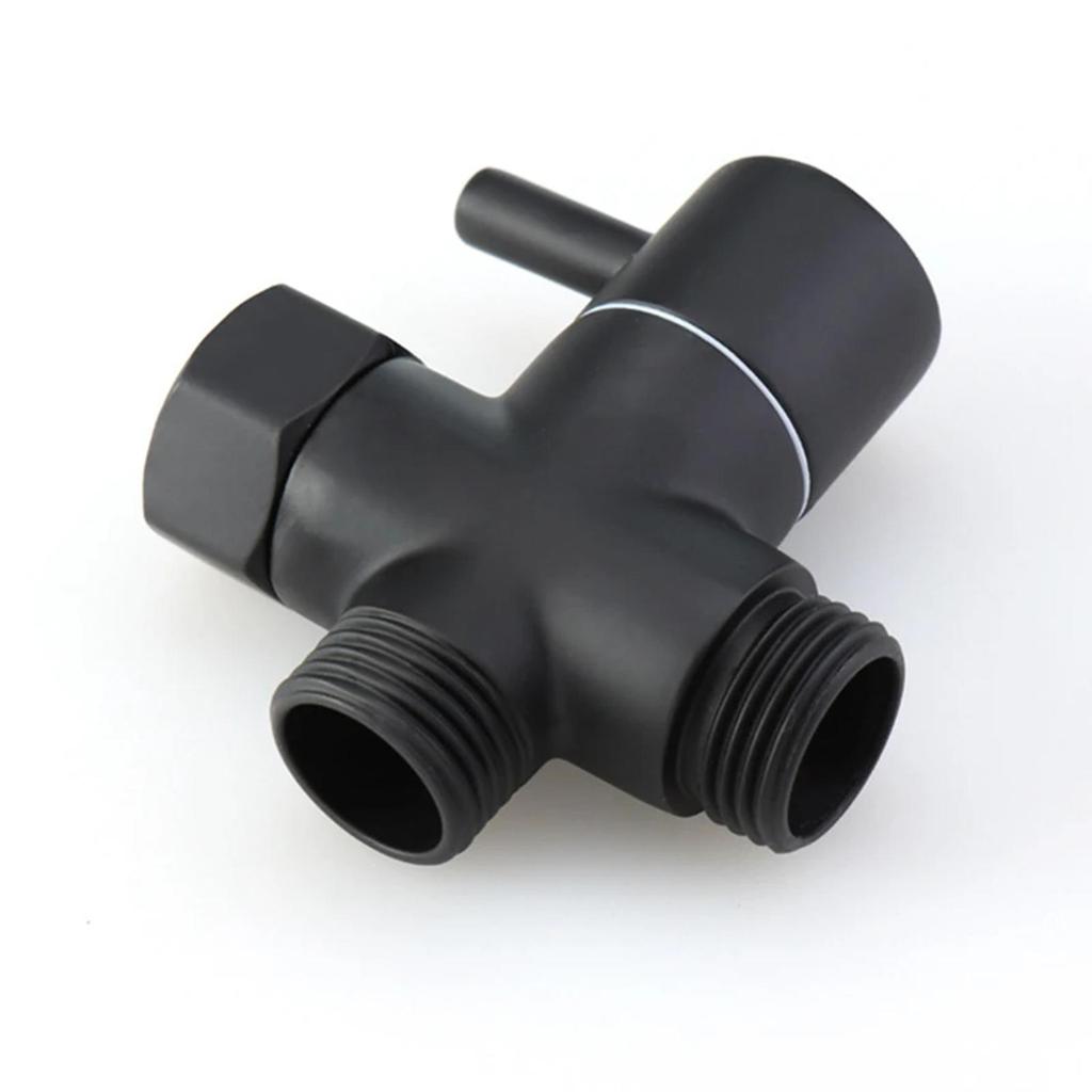 T Shape Adapter Connector Three Way Replacement Component Shower Arm Diverter Valve