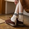 Spring and Autumn Mid-calf Cotton Socks for Women, Anti-odor Double-needle Pile Socks, Long Stockings for Warmth In Autumn and Winter