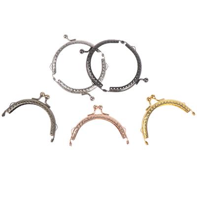 8,5 cm runder Metallrahmen, Geldbörsengriff, Clutch-Tasche, Handtaschenverschluss, Schloss, Taschen-Hardware