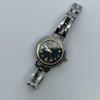 Used CITIZEN wicca solar radio clock diamond ladies black dial watch