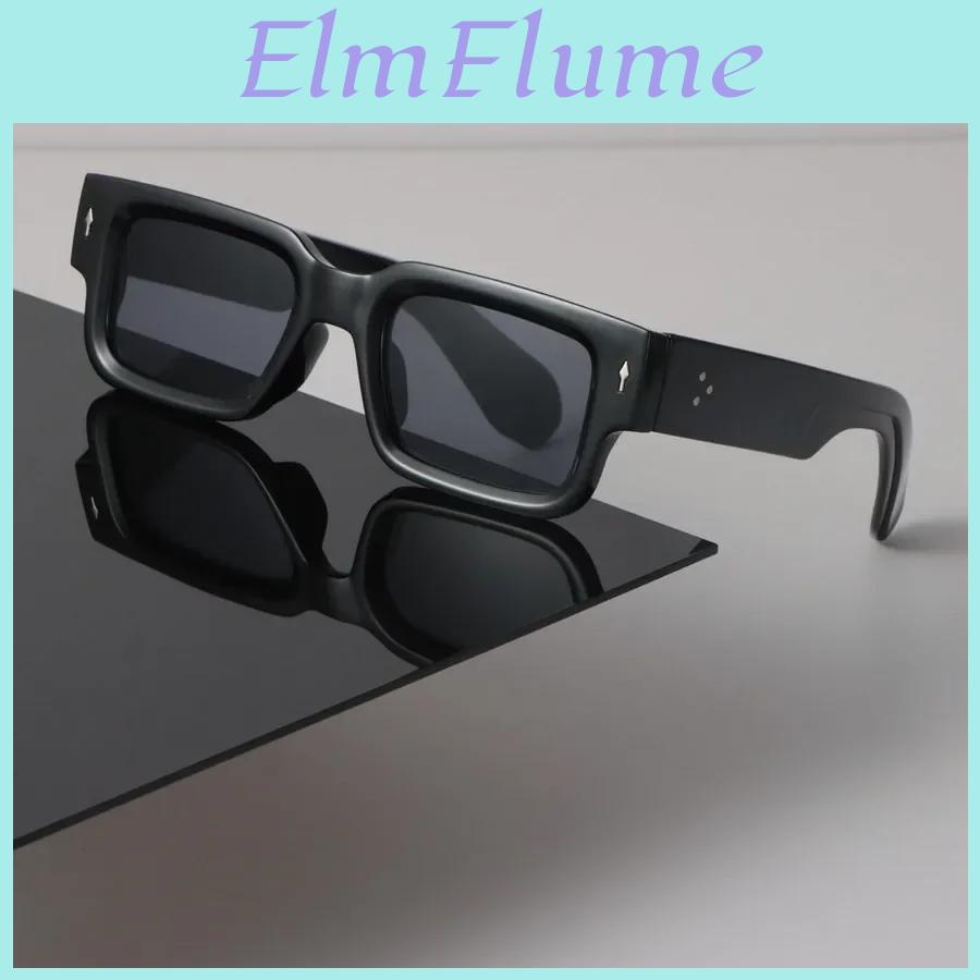 Designer Square Women Sunglasses Men Vintage Black Sun Glasses Fashion Personality Eyewear Rectangle Mirror Brand