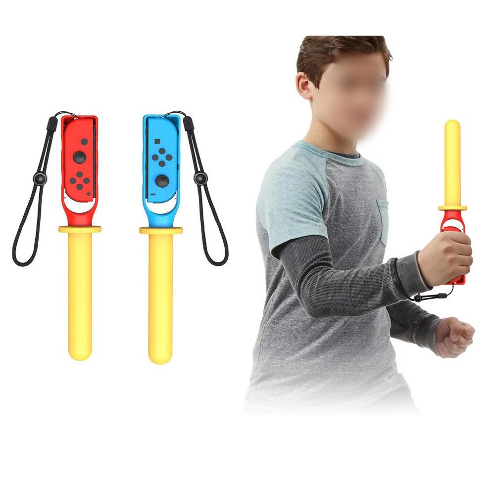 2Pcs Baseball Bat for Nintendo Switch Joy-Con Controller, Baseball Game Controller Accessories Compatible with Nintendo Switch OLED/ Nintendo Switch