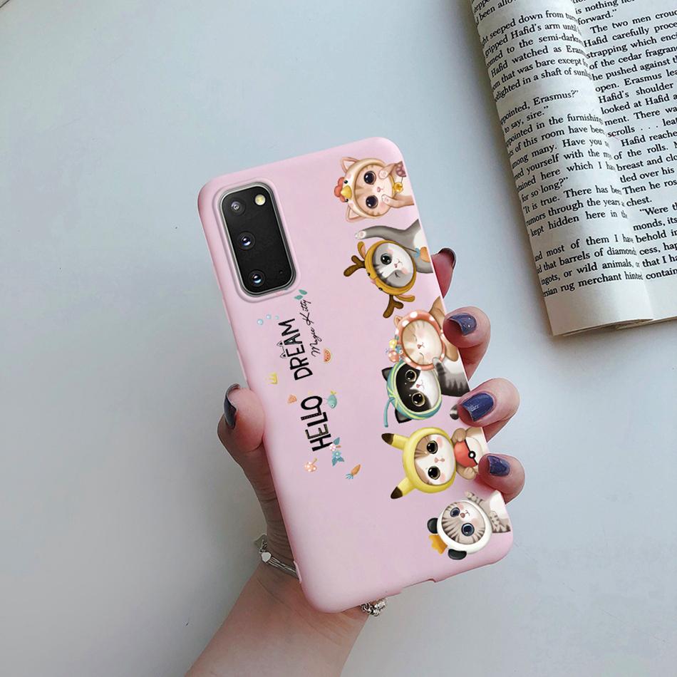 Case For Samsung Galaxy S20 FE Case S20 Ultra Soft Silicone Back Cover Phone Case For Samsung S20 FE S 20 Plus Case Cute Fundas