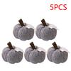 1-5PCS Small Pumpkins Home Decor Knit Knitted Pumpkin Reusable Seasonal Charm Cozy Warm Decorative Ornaments Crochet Pumpkins