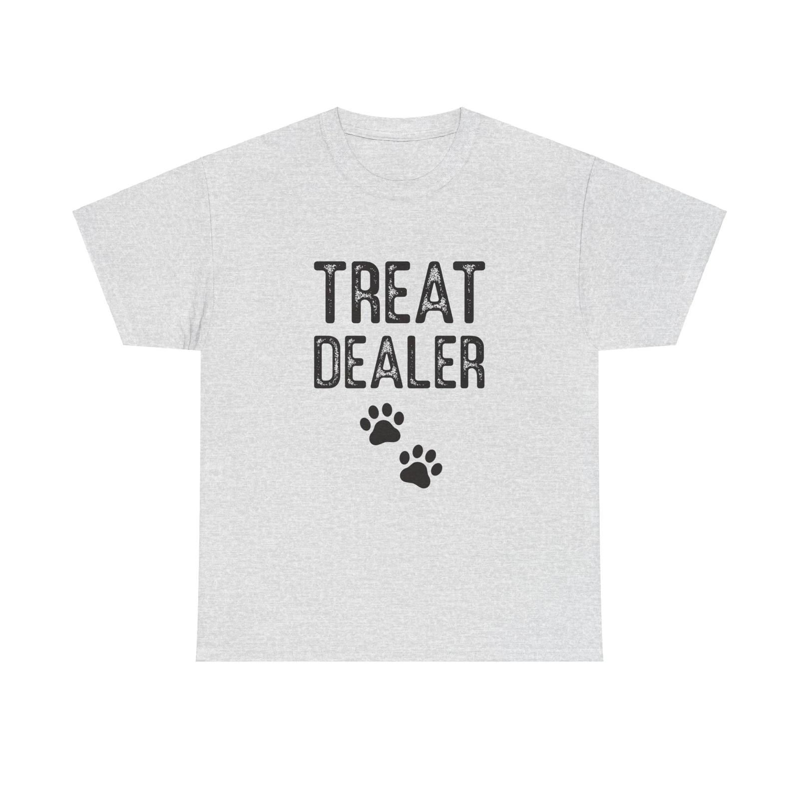 Unisex Treat Dealer Funny Pet Lover Paw Print Graphic Tee Gift Cotton T-Shirt M