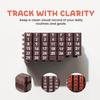 Cute Gift, Household Desktop Portable Calendar, Suitable for Students, Adjustable Date Marker Planner Calendar Stamp