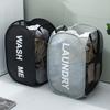 Durable Folding Simple Laundry Basket Large Washable Clothes Toy Storage Organizer Fashion Mesh Breathable Bathroom Accessories