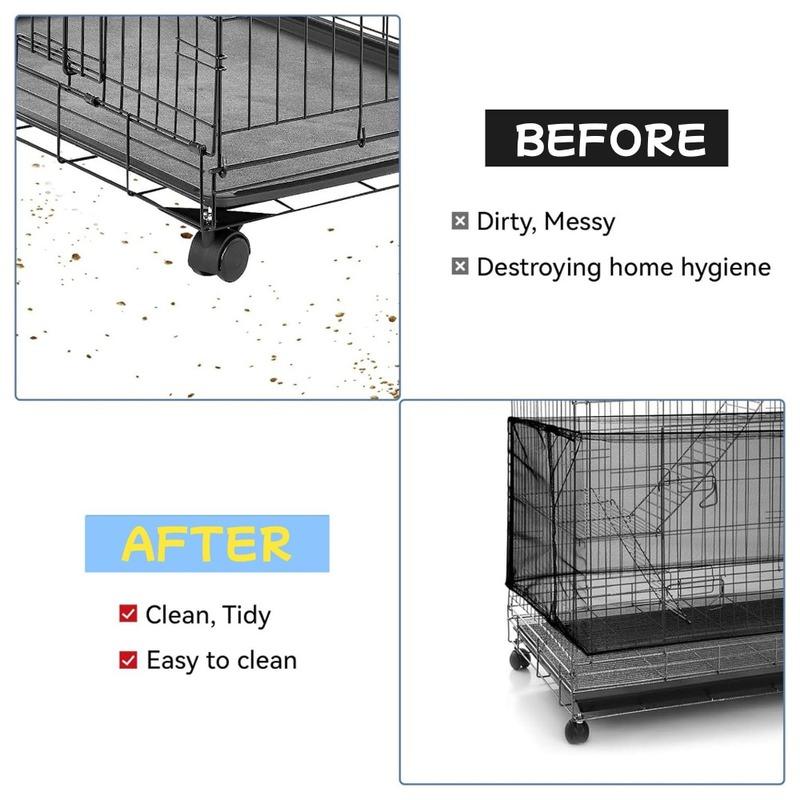 Mesh Birdcage Mesh Cover Easy To Clean Dustproof Breathable Mesh Protective Cover Birdcage Elastic Fabric Mesh Bird Accessories