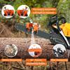 2025 Upgraded Chainsaw Sharpener with Tungsten Carbide Burr File, Hand-Cranked Chainsaw Sharpening Jig Kit, Chain Saw Sharpener Tool, Chainsaw Chain