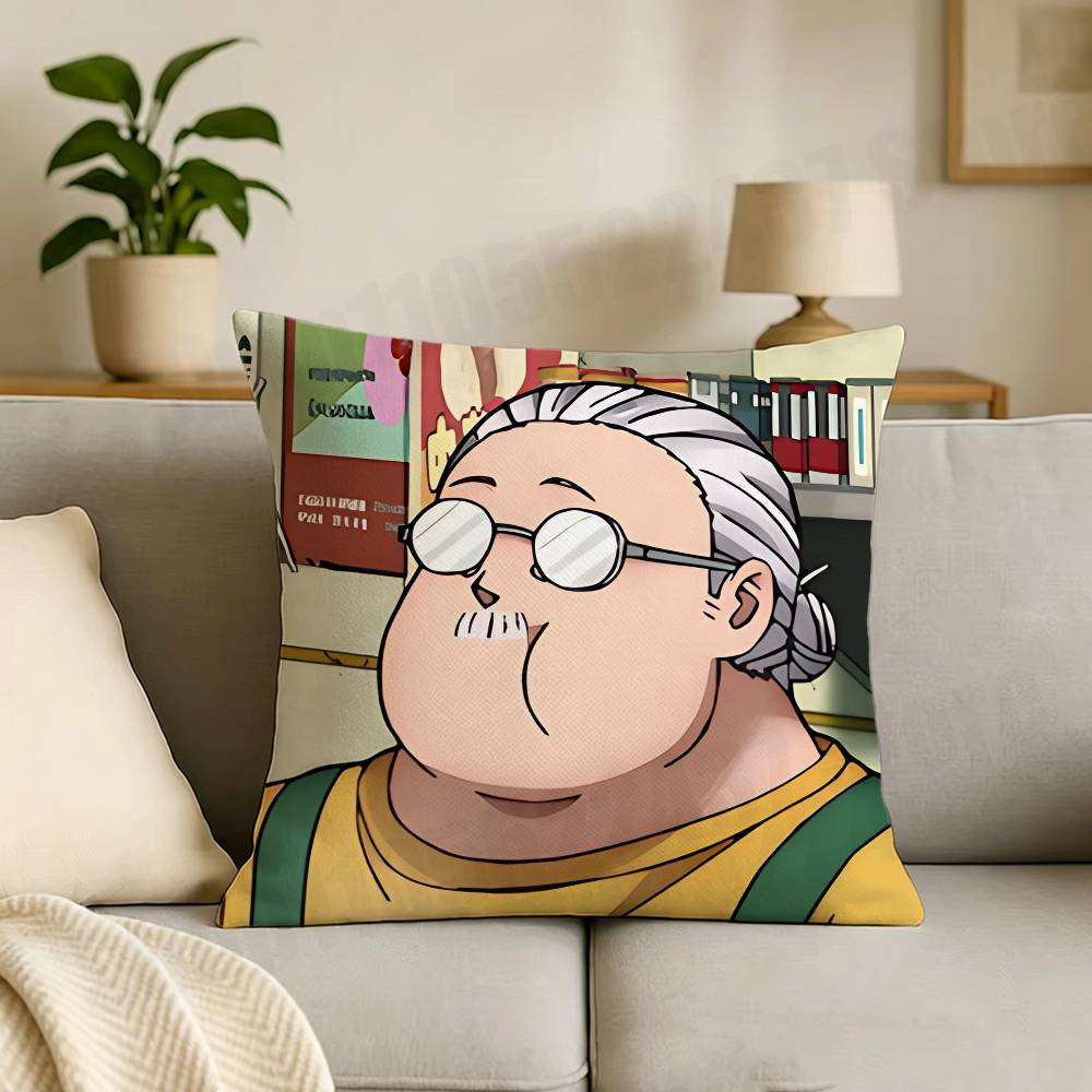 SSakamoto DDays Anime Cartoon Printing Pillowcase Customized Pillow Cover for Sofa Home Decor