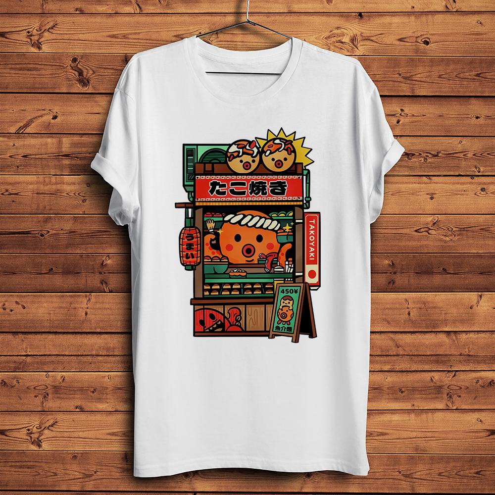 

Shark Vendor Tonkotsu RaUnisex TakoyakiFunny Nippon Streetfood TShirtShort Casual TShirtUnisex TeeBreathable Print Nocracking S