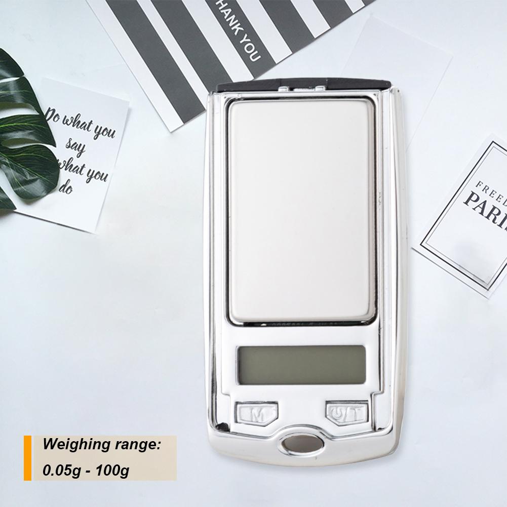 Car Keys Jewelry Scales with LCD Display Electronic Weight Scales High Precision Gold Carat Scales for Jewelry Food