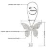 Diamond Butterfly Car Pendants Luck Hanging Ornaments Car Interior Glass Decorations Car Styling Home Decors