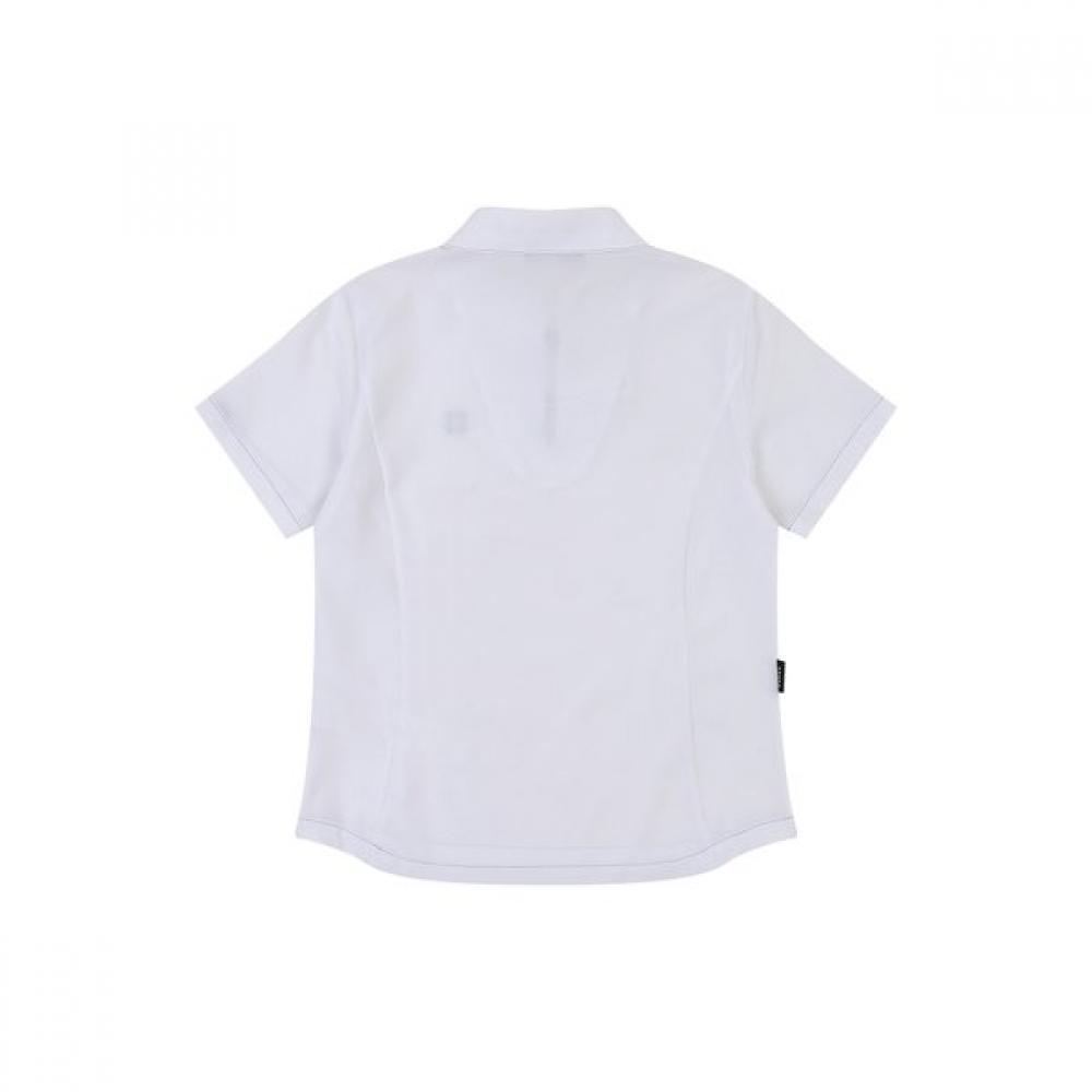 ONOFF Women S Woven ShorT Sleeve T ShirT Of9304la whiTe