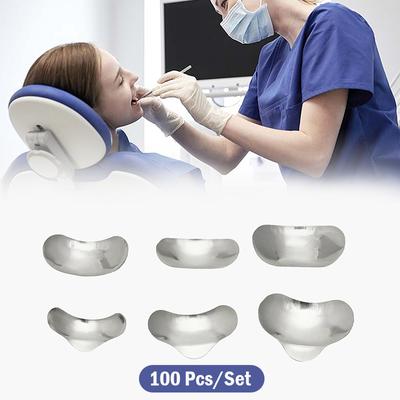 100 Teile/satz Dental Matrix Schnittkonturierte Metall Matrizen Bänder Dental Matrix