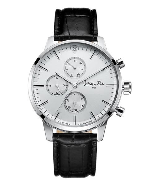 

[VALENTINO RUDY] Чоловічий шкіряний наручний годинник VALENTINO RUDY з натуральним діамантом VR6567A-WTBK Standard