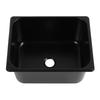 320 X 260 X 150mm RV Sink 304 Stainless Steel Square Kitchen Bathroom Wash Basin Sink with 40mm Outlet for Caravan Food