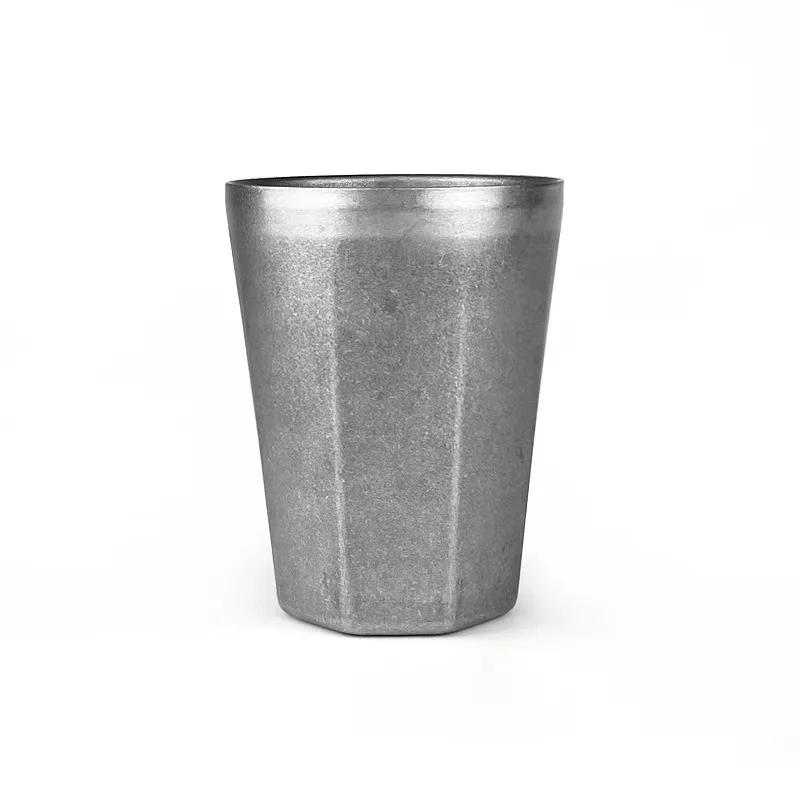Retro Frosted Double-walled 304 Stainless Steel Cup for Home Coffee Cup Double-walled Cold-proof Beer Cup Tea Cup Juice Cup