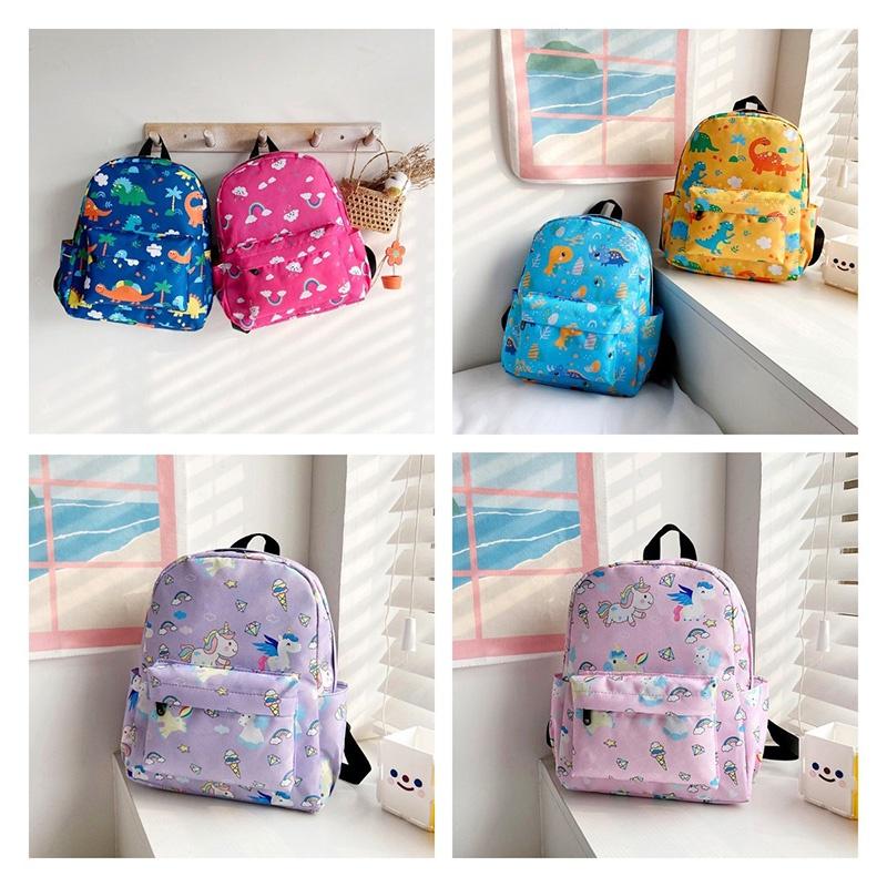 Cute Cartoon Kids Backpack With Simple And Stylish Design 2023 Korean Version Of Little Dinosaur Kindergarten Schoolbag