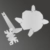 3Pcs/Set Drill Bit Angle Gauges Stainless Steel Drill Sharpener Tools S/S Angle Measuring Gage Hand Measure Tools