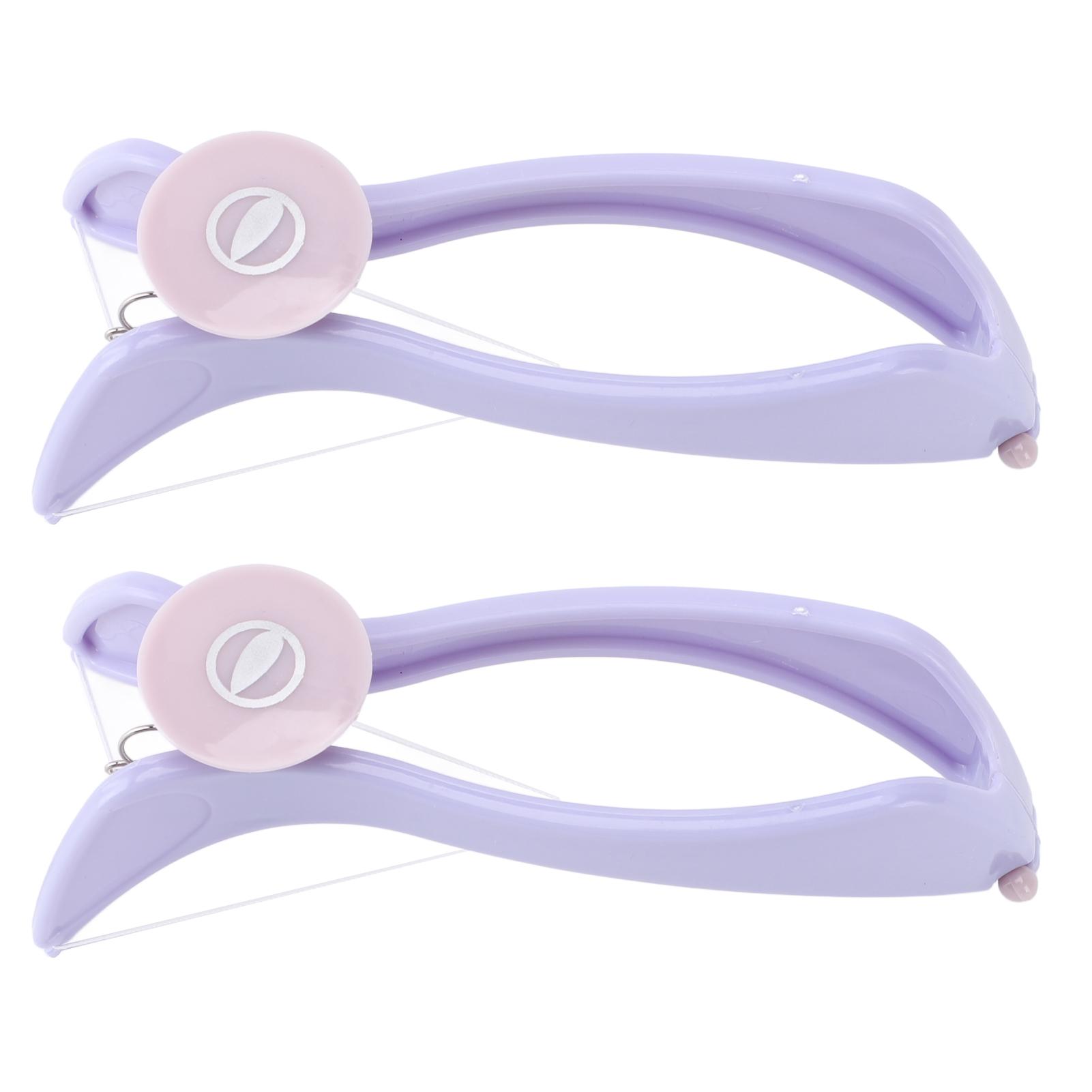 

2 шт. Ручной эпилятор для удаления волос с лица нитью, нежный, безболезненный, для подбородка, верхней губы, рук, ног