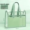 A4 Thickened Transparent Waterproof Student File & Book Storage Bag