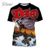 Fashion Men Clothing New Dio Band 3D Print T-shirt Personalized Hip-hop Rock Style Harajuku Street Unisex Oversized T Shirt Tops