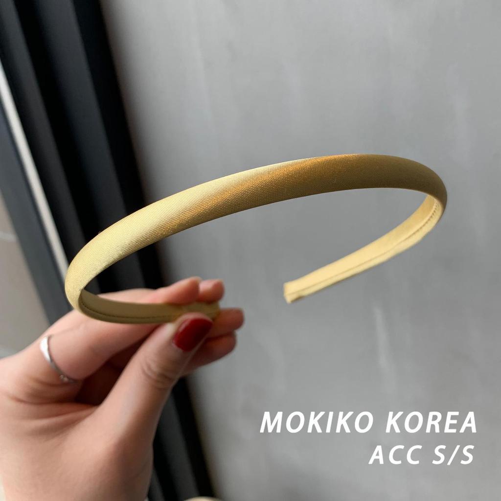 Koreańska Satynowa Opaska w Kolorze Cukierkowym - Świeży Żelkowy Odcień Akcesorium do Włosów