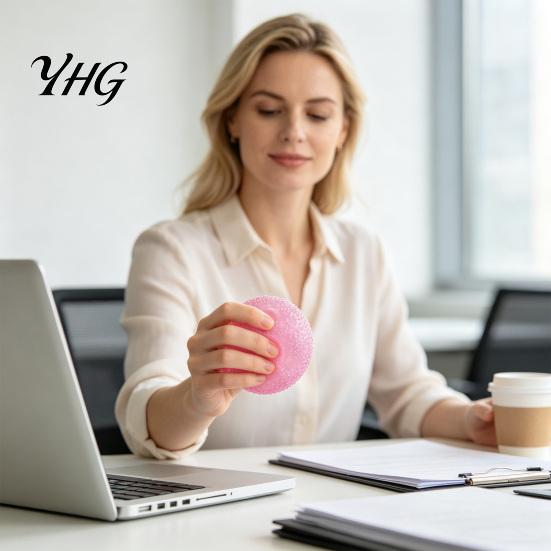 Sensory Squeeze Toy Crunchy Stress Ball, Ice Slushie Fidget Toy, Slow Rebound Relief Gifts for Colleagues And Anxiety Durable Items
