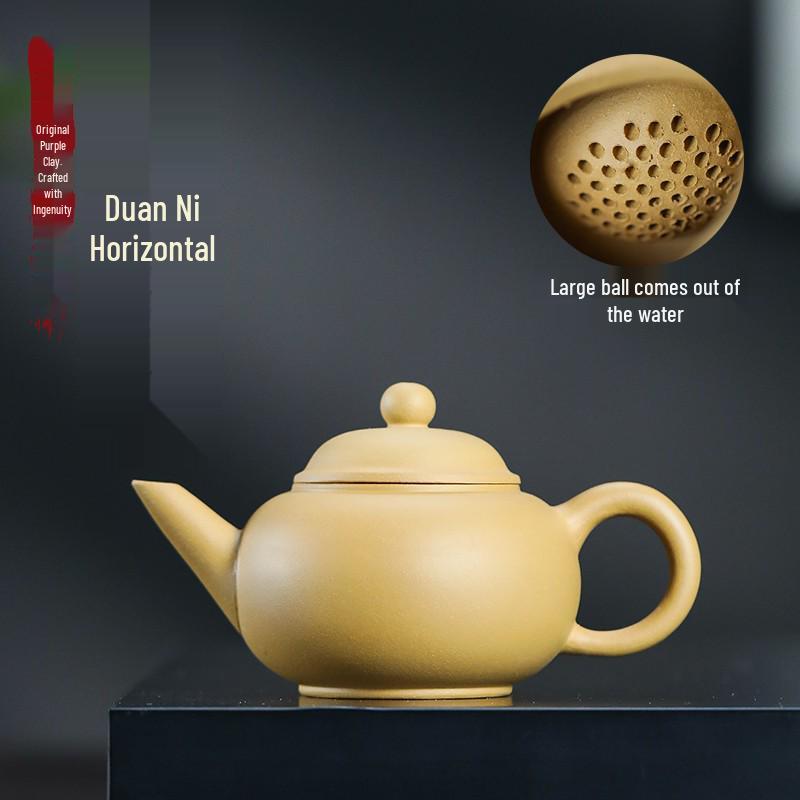 Handmade Yixing Zisha Da Hong Pao Teapot with Large Ball Hole
