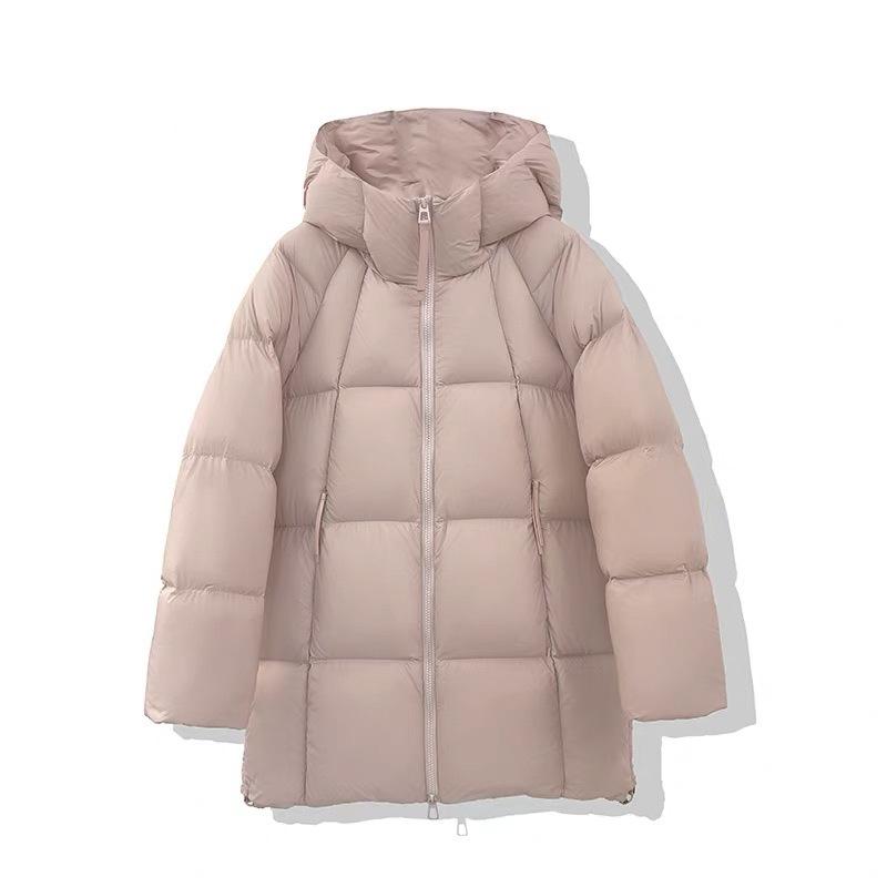 Cotton Clothes Women's Winter Korean Version of the New Medium and Long Popular Cloud Puffs Fashion Hooded Thickened Warm Jacket