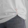1PC Edge Alloy Fixed Buckle Waist Buckle T-shirt Buckle Magnetic Chain Buckle Clothing Accessories