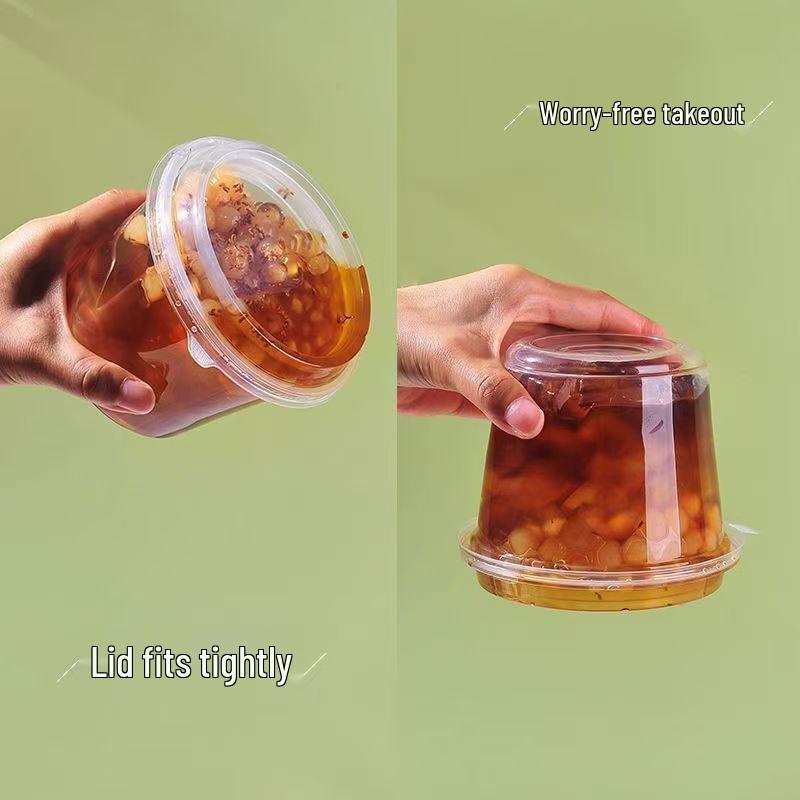 Disposable Round Takeout Meal Boxes with Lids