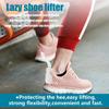 Lazy Shoes Helper, Shoe Horn Shoe, Lifting Helper For Seniors & Disabled, Plastic Shoehorn Fits All Shoes