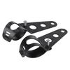 35 43mm Motorcycle Headlight Mount Bracket Fork Tube Clamp Kit Black for Chopper Cafe Racer