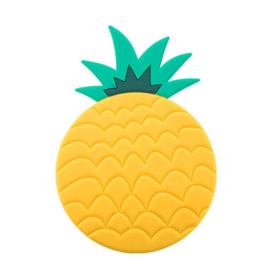 Mantel individual redondo con forma de fruta y aislamiento térmico para el hogar