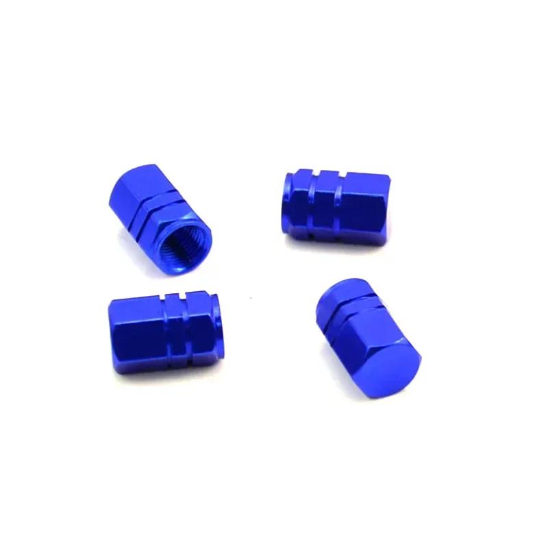 4Pcs Aluminum Tire Valve Caps – Durable Car & Motorcycle Wheel Rim Plugs for Tire Valve Stems (Nipple Covers)